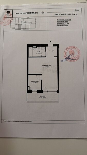 Studio Hils Pallady la metrou, mobilat si utilat complet